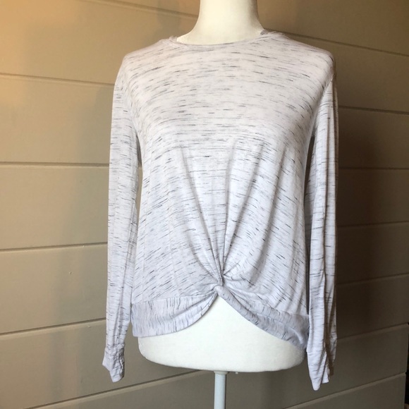 Zella Other - Zella Twist Knot Front Long Sleeve Hooded Shirt Size XL (14/16)